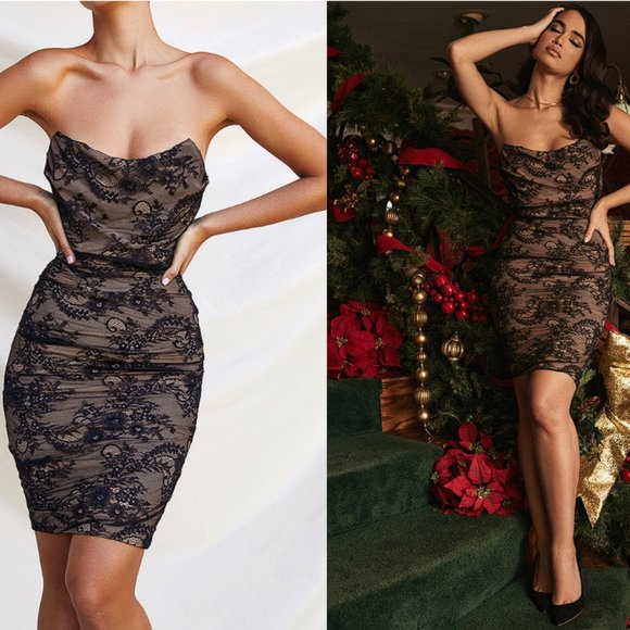 House of CB Dresses & Skirts - House of CB ‘Amaya’ Black Lace Corset Dress